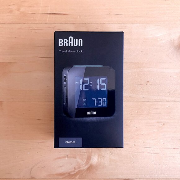 Braun Digital Travel Alarm Clock BNC008BK - Picture 2 of 7